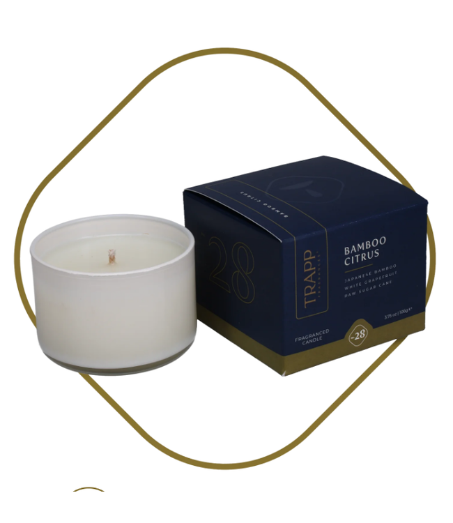 Trapp Fragrances #28 Bamboo Citrus 3.75oz Small Poured Candle
