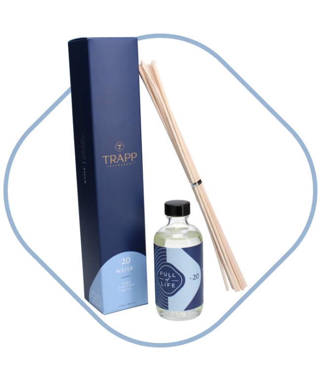 Trapp Fragrances #20 Water 4oz Reed Diffuser Refill