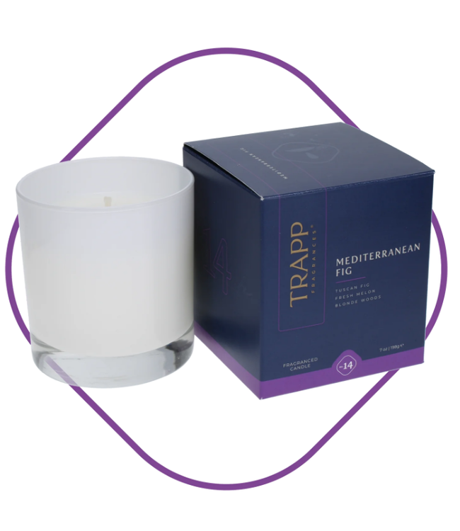 Trapp Fragrances #14 Mediterranean Fig 7oz Candle in Signature Box