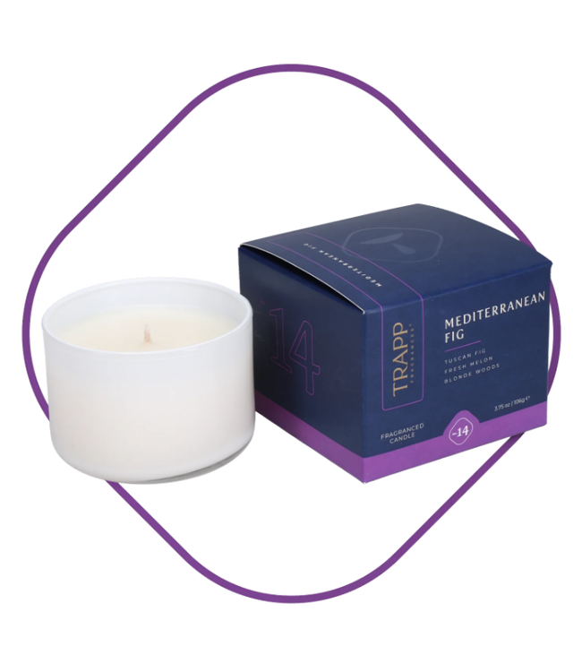 Trapp Fragrances #14 Mediterranean Fig 3.75oz Small Poured Candle