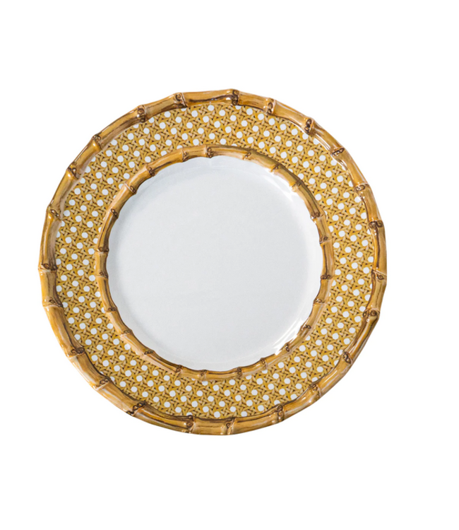 Juliska Bamboo Caning Melamine Salad Plate