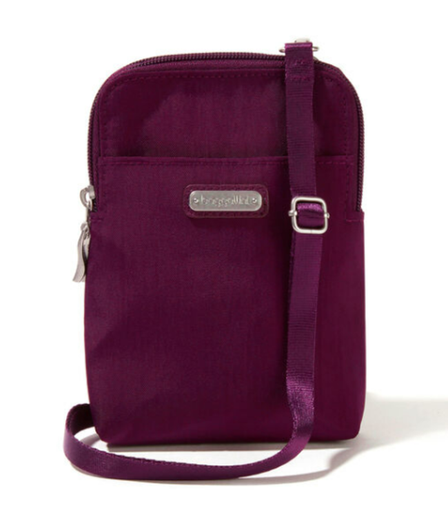 Take Two RFID Bryant Crossbody- Mulberry