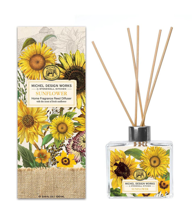 Michel Design Works Sunflower Home Fragrance Reed Diffuser