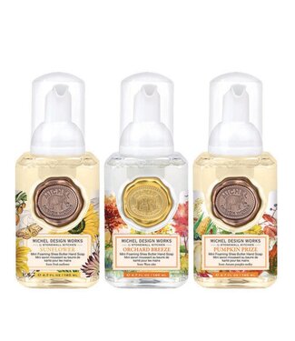 Michel Design Works Mini Foaming Hand Soap Set: Sunflower, Orchard Breeze and Pumpkin Prize