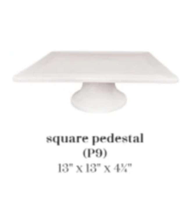 Square Pedestal Pinstripes Christopher's Gifts