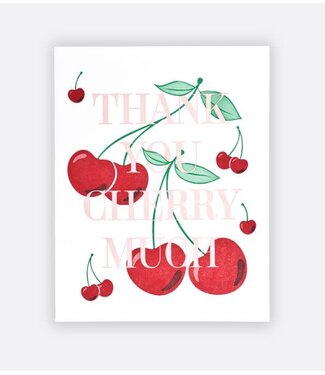 Thank You Cherry Much Greeting Card