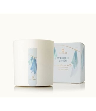 Thymes Washed Linen Poured Candle