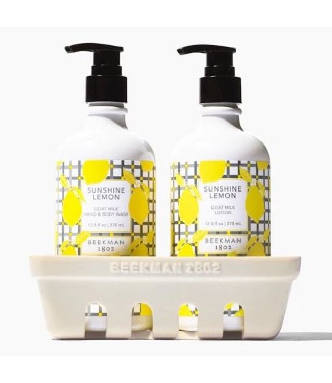 Beekman 1802 Sunshine Lemon Hand Care Caddy