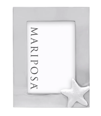 Mariposa White Starfish 4x6 Frame|1213W