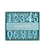 Mariposa Aqua Candle Number Holder Set|1221A