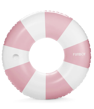 Funboy Pink Vintage Stripe Tube Float