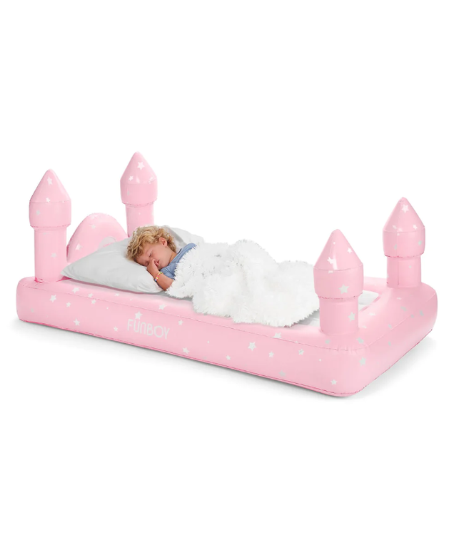 Funboy Pink Castle Sleepover Kids Air Mattress