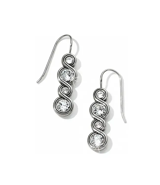 Brighton Infinity Sparkle French Wire Earrings