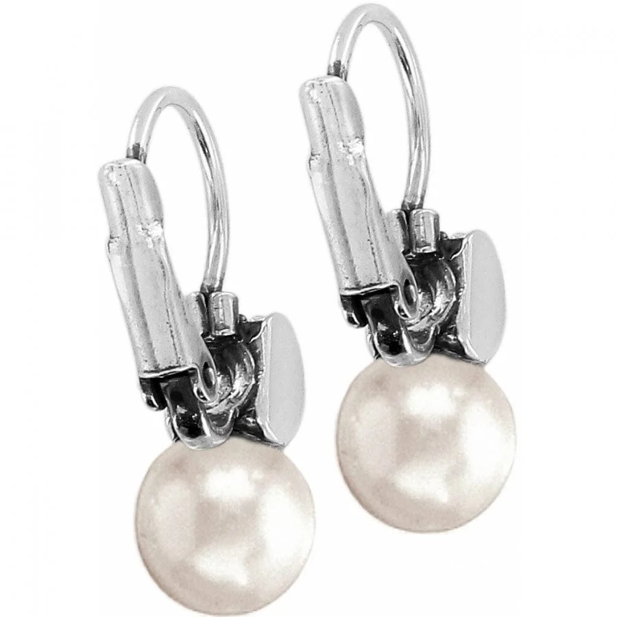 Brighton: Meridian Petite Pearl Leverback Earrings - (JA1302) main image 0