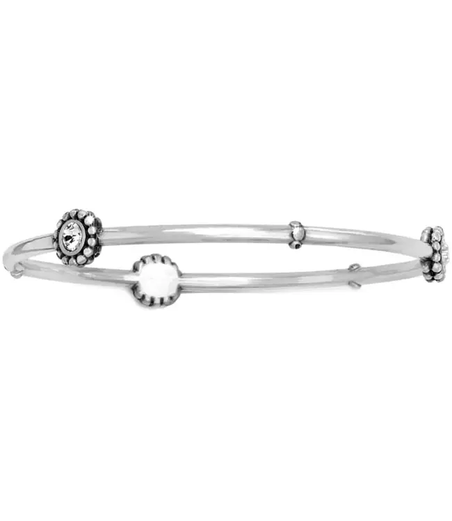 Brighton SIL/STN TWINKLE ROUND BANGLE