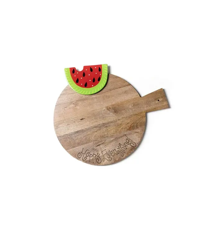 Happy Everything Big Wood 16 Serving Board