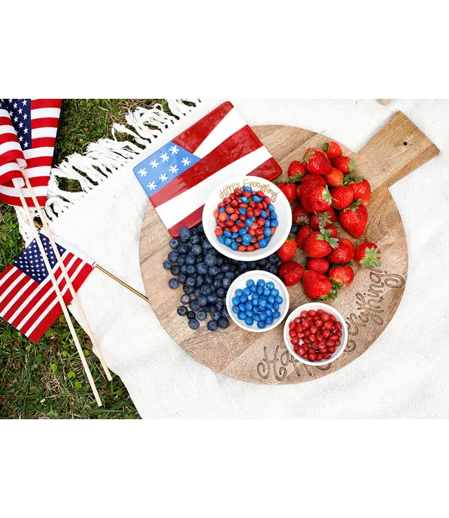 Happy Everything Big Wood 16 Serving Board