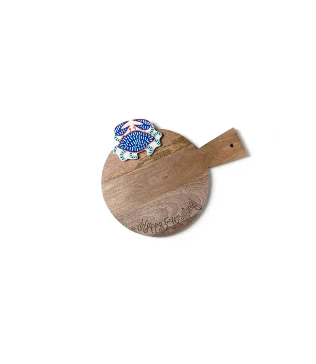 Happy Everything Mini Wood 10 Serving Board