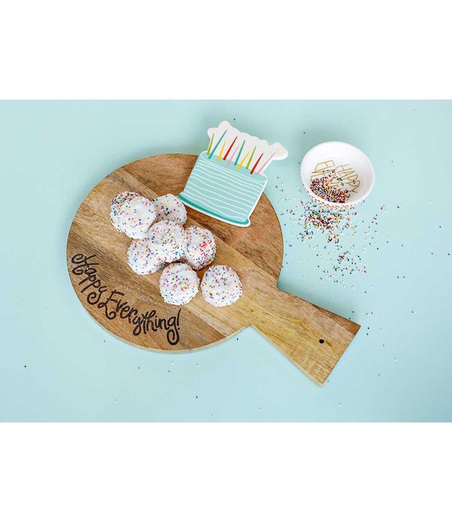 Happy Everything Mini Wood 10 Serving Board
