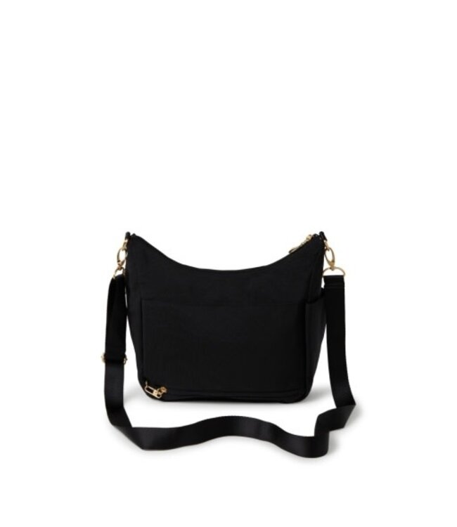 Modern Everywhere Hobo Bag- Black w/ Gold Hardware