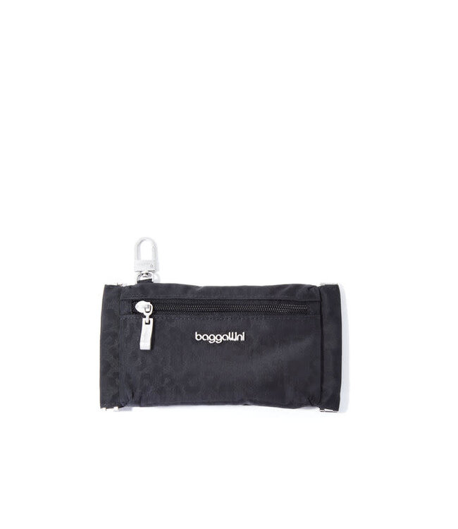 On the Go Sunglasses Pouch - Black Cheetah Emboss
