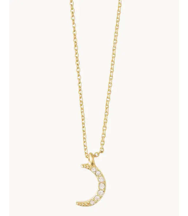 Spartina SLV Necklace 18" Guiding Light/Crescent