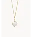 Spartina SLV Necklace 18" Survivor/Coin Pearl