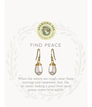 Spartina SLV Drop Earrings Find Peace