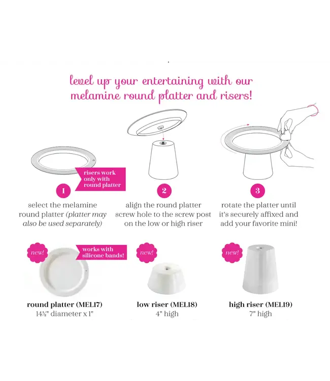 Nora Fleming Melamine Round Platter | MEL17