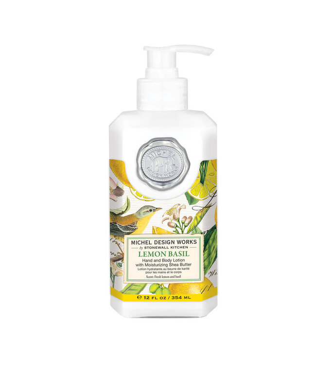 Michel Design Works Lemon Basil Hand and Body Lotion