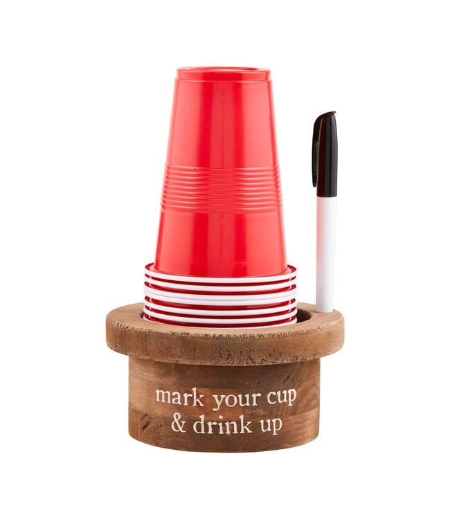 Mud Pie Disposable Cup & Marker Set