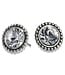 Brighton TWINKLE LRG SIL/STN POST EAR