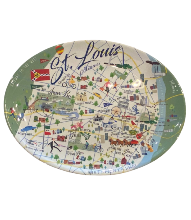 16" Platter - St. Louis