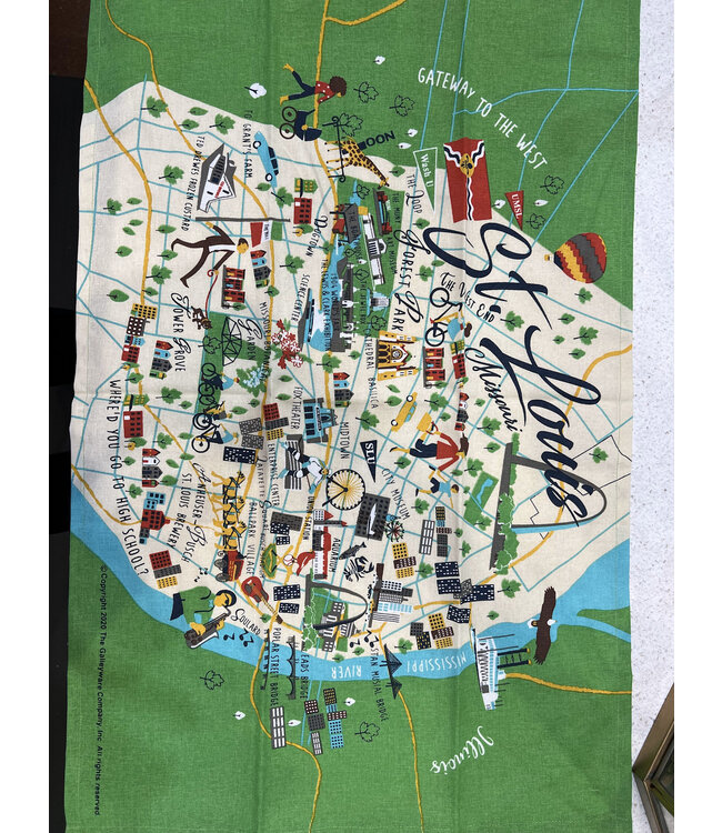 Galleyware Company St. Louis Tea Towel