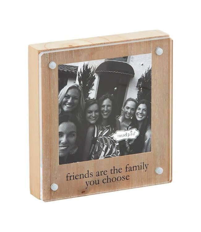 Mud Pie Friends Acrylic Block Frame