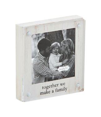 Mud Pie Family Acrylic Block Frame