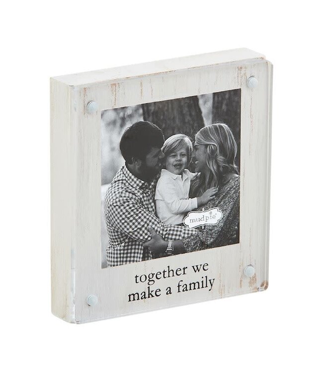 Mud Pie Family Acrylic Block Frame