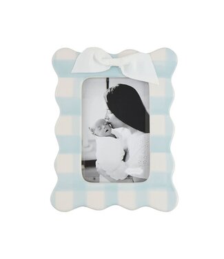 Mud Pie Vertical Blue Bow Frame