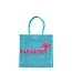 Mud Pie Woven Word Tote-Bl