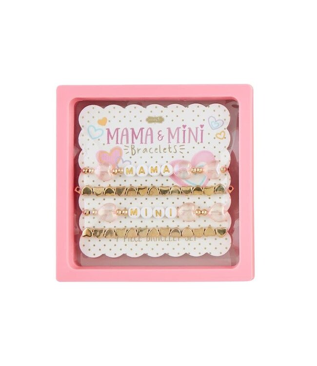 Mud Pie Pink Mama And Mini Bracelets