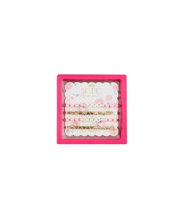 Mud Pie Hearts Bff Beaded Bracelets