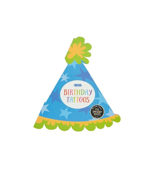 Mud Pie Blue Birthday Tattoo Book