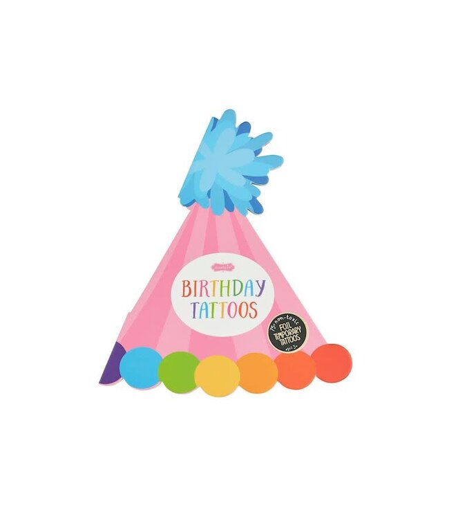 Mud Pie Pink Birthday Tattoo Book