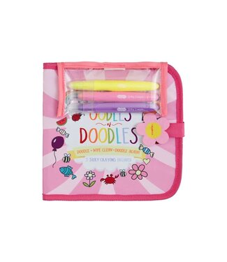 Mud Pie Pink Erasable Doodle Book