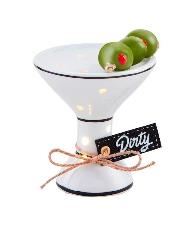 Mud Pie LIGHT UP MARTINI SITTER