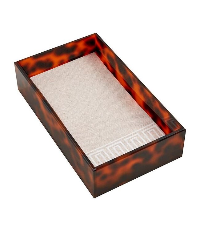 Mud Pie Tortoise Guest Towel Caddy Set