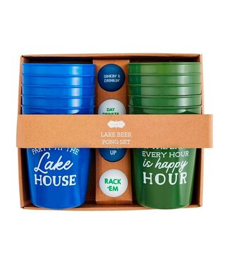 Mud Pie Lake Beer Pong Set