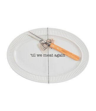 Mud Pie Grill Platter & Marker Set