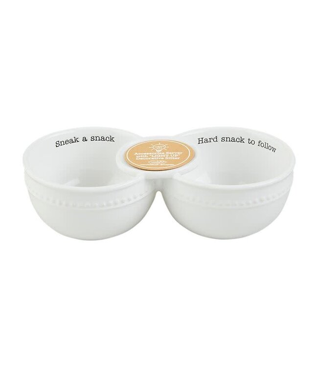 Mud Pie Snack Double Dip Server