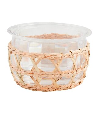Mud Pie Acrylic Woven Chiller Dip Bowl